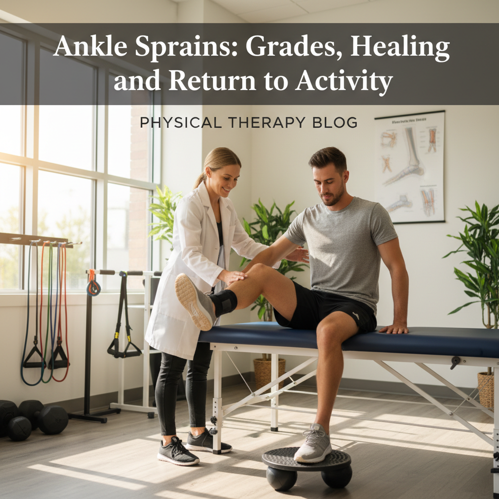 Ankle Sprains: Grades, Healing, and Return to Activity